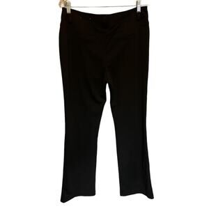 Versona Black Stretch Knit Bootcut Pants Size 8